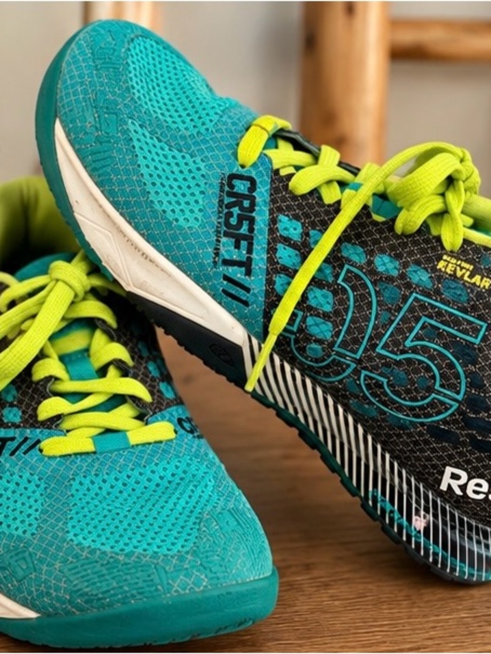 Reebok CrossFit Nano 5.0 CR5FT Kevlar Training Shoes Women’s 7 Teal